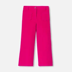 Jacadi Hosen Und Leggings>Weite Samthose für Mädchen ROSE GRENADINE