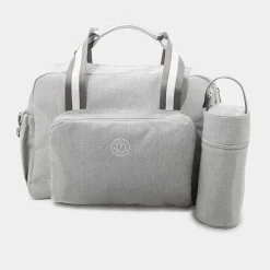 Jacadi Wickeltaschen & Kulturbeutel|Wickeltaschen & Kulturbeutel>Wickeltasche GRAU MELIERT HELL JACADI
