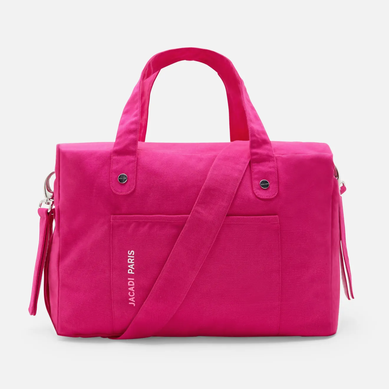 Jacadi Wickeltaschen & Kulturbeutel|Wickeltaschen & Kulturbeutel>Wickeltasche aus Baumwollstoff ROSA FUSCHIA