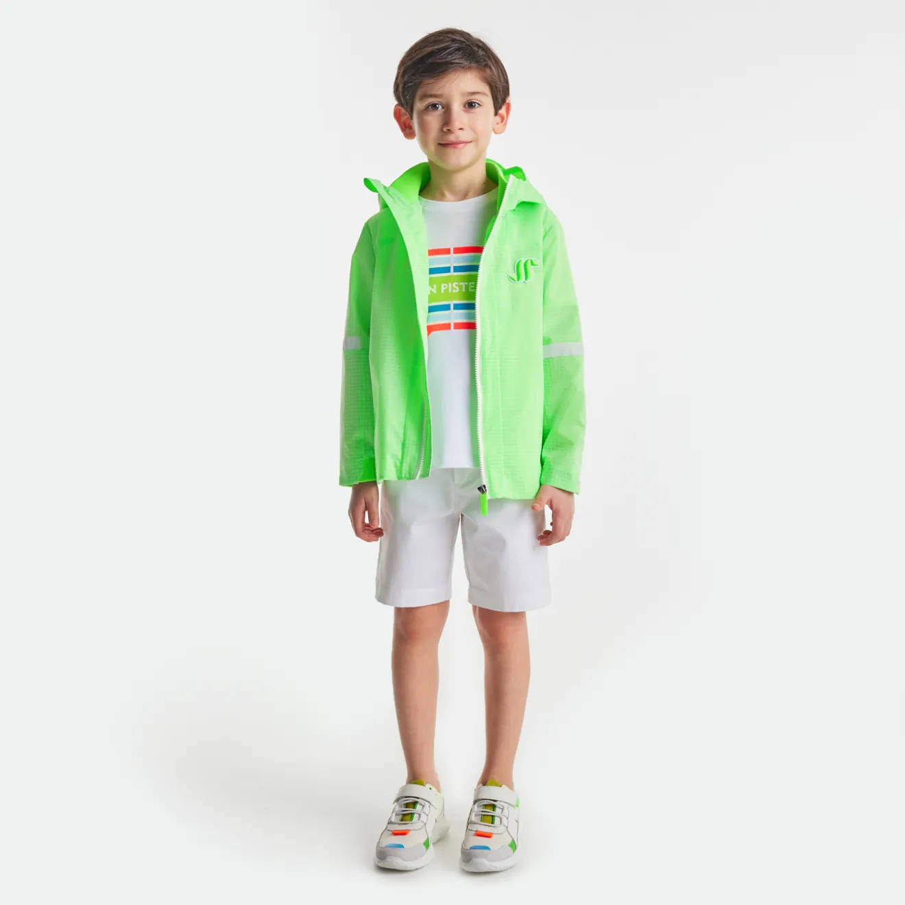 Jacadi Jacken & Mäntel|Jacken & Mäntel>Windjacke für Jungen WEISS/GRÜN